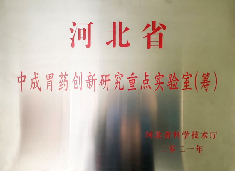 河北省中成胃藥創新研究重點實驗室（籌)